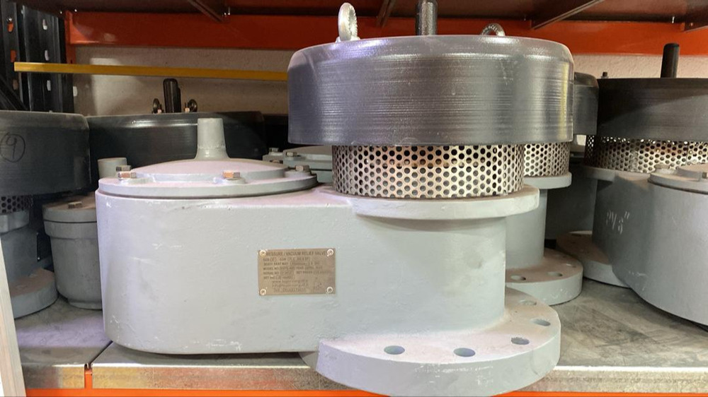ساختار شیر تنفسی PVRV Pressure and Vacuum Relief Valve